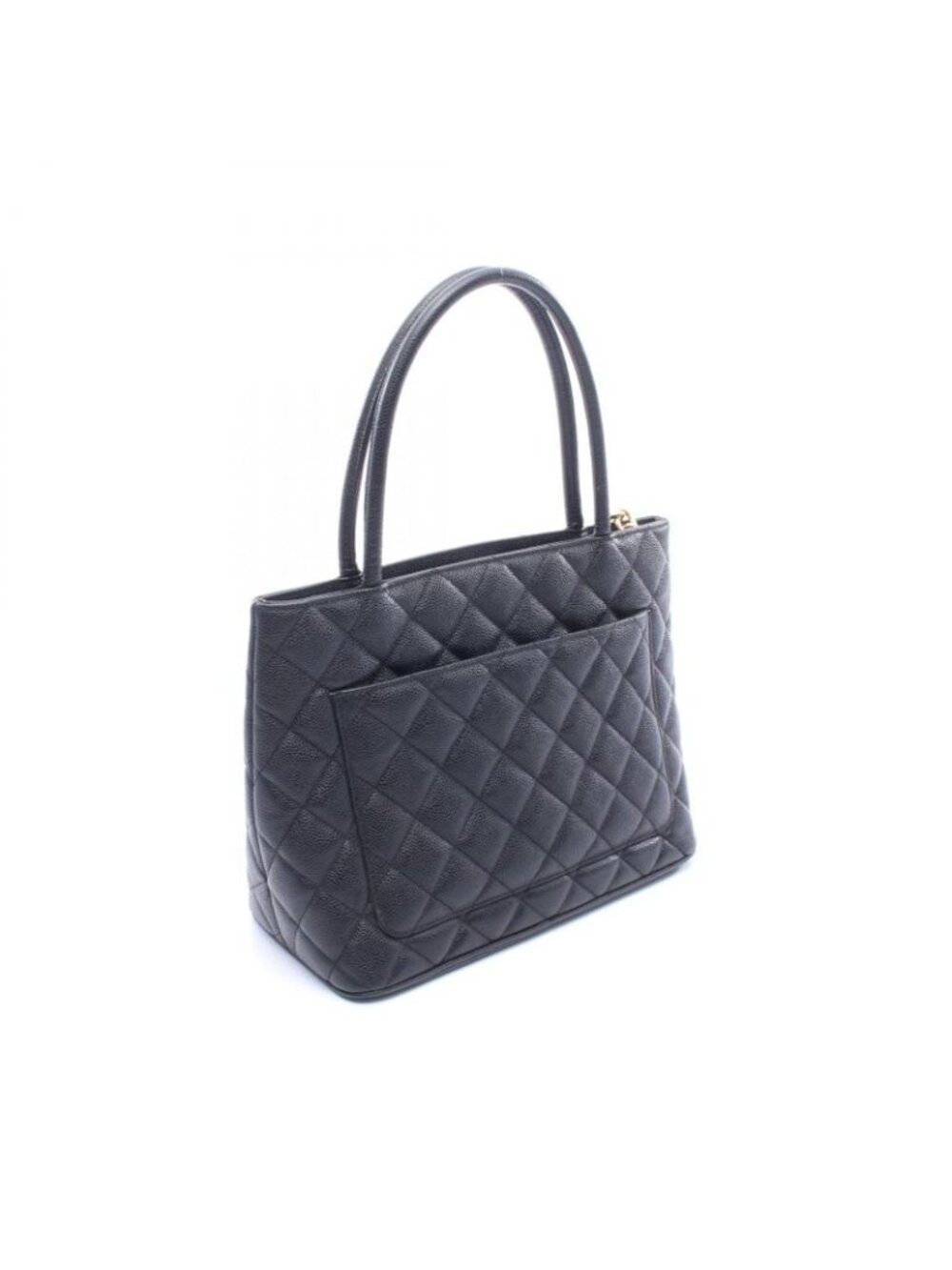 Chanel Tote Medallion Black Caviar Leather - Picture 2 of 9